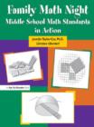 Image for Family math night: middle school math standards in action