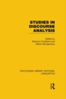 Image for Studies in discourse analysis