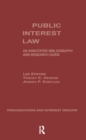 Image for Public interest law: an annotated bibliography &amp; research guide