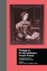 Image for Writings By Pre-revolutionary French Women: From Marie De France to Elizabeth Vige-le Brun