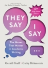 Image for &quot;They say - I say&quot;  : the moves that matter in academic writing with readings