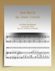 Image for Ave Maria By Cesar Franck-for Piano and Bassoon Pure Sheet Music By Lars Christian Lundholm