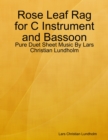 Image for Rose Leaf Rag for C Instrument and Bassoon - Pure Duet Sheet Music By Lars Christian Lundholm