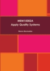 Image for Mem15002a Apply Quality Systems