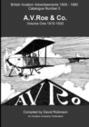 Image for British Aviation Advertisements (1909-1970) Number 5. A.V.Roe Volume One 1910-1930