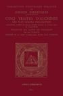 Image for Cinq Traites D&#39;alchimie Des Plus Grands Philosophes