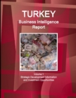 Image for Turkey Business Intelligence Report Volume 1 Strategic Development Information and Investment Opportunities