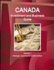 Image for Canada Investment and Business Guide Volume 1 Strategic and Practical Information