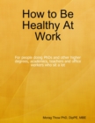 Image for How to Be Healthy At Work