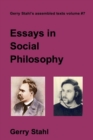 Image for Essays In Social Philosophy