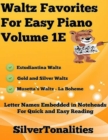 Image for Waltz Favorites for Easy Piano Volume 1 E