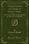 Image for Passages from the Diary of Samuel Pepys