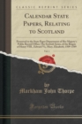 Image for Calendar State Papers, Relating to Scotland, Vol. 1