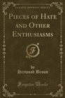 Image for Pieces of Hate and Other Enthusiasms (Classic Reprint)