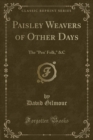 Image for Paisley Weavers of Other Days