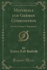 Image for Materials for German Composition