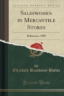 Image for Saleswomen in Mercantile Stores
