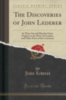 Image for The Discoveries of John Lederer