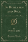 Image for To Ruhleben, and Back