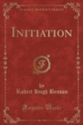 Image for Initiation (Classic Reprint)