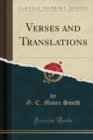 Image for Verses and Translations (Classic Reprint)