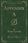 Image for Appendix A (Classic Reprint)