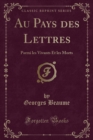 Image for Au Pays Des Lettres