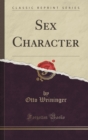 Image for Sex Character (Classic Reprint)