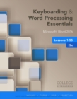 Image for Keyboarding and Word Processing Essentials Lessons 1-55