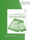 Image for Working Papers, Volume 2, Chapters 15-26 for Warren/Reeve/Duchac&#39;s  Financial &amp; Managerial Accounting, 14E