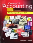 Image for Print Student Working Papers (Chapters 15-24) for Century 21  Accounting: Advanced, 11th