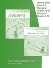 Image for Working Papers, Chapters 15-28 for Warren/Jones/Tayler&#39;s Financial &amp;  Managerial Accounting