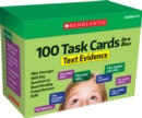 Image for 100 Task Cards in a Box: Text Evidence : Mini-Passages With Key Questions to Boost Reading Comprehension Skills