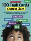 Image for 100 Task Cards: Context Clues : Reproducible Mini-Passages With Key Questions to Boost Reading Comprehension Skills