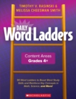 Image for Daily Word Ladders Content Areas, Grades 4-6