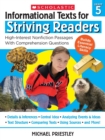 Image for Informational Texts for Striving Readers: Grade 5