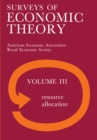 Image for Royal Economic Society Surveys of Economic Theory.