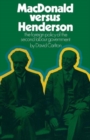 Image for MacDonald versus Henderson