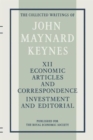 Image for Economic Articles and Correspondence : Investment and Editorial