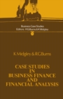 Image for Case studies in business finance and financial analysis