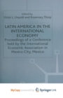 Image for Latin America in the International Economy