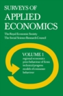 Image for Surveys of Applied Economics: Volume 1: Surveys I-IV