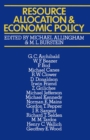 Image for Resource Allocation and Economic Policy