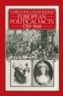 Image for European political facts 1789-1848