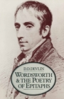 Image for Wordsworth and the Poetry of Epitaphs