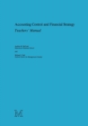 Image for Accounting Control and Financial Strategy: A Casebook