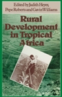 Image for Rural Development in Tropical Africa
