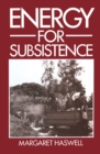 Image for Energy for Subsistence