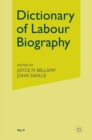 Image for Dictionary of Labour Biography: Volume IX