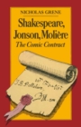 Image for Shakespeare, Jonson, Moliere: The Comic Contract